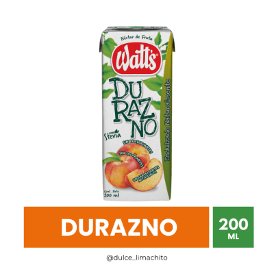 JUGO WATTS DURAZNO 200 ML1