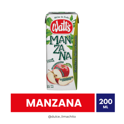 JUGO WATTS MANZANA 200 ML2