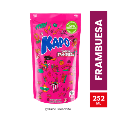 JUGO KAPO FRAMBUESA 252 ML1