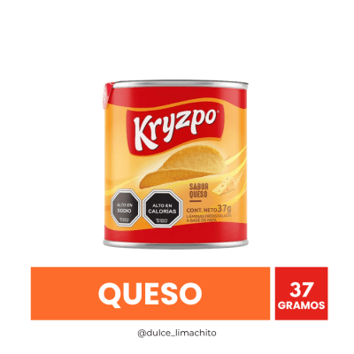 PAPAS FRITAS KRYZPO SABOR QUESO 37 GR2