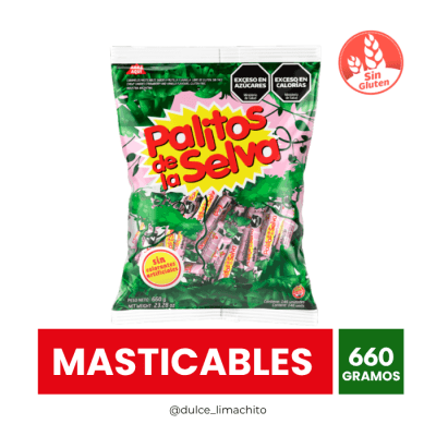 MASTICABLES PALITOS DE LA SELVA 660 GR1