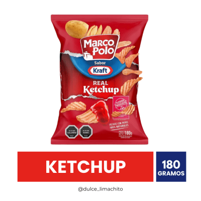 PAPAS FRITAS KRAFT KETCHUP 180 GR1