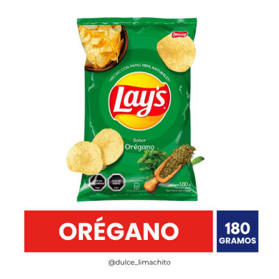 PAPAS FRITAS LAYS OREGANO 180 GR1