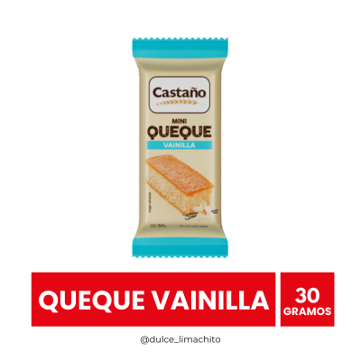 MINI QUEQUE VAINILLA CASTAÑO 30 GR1