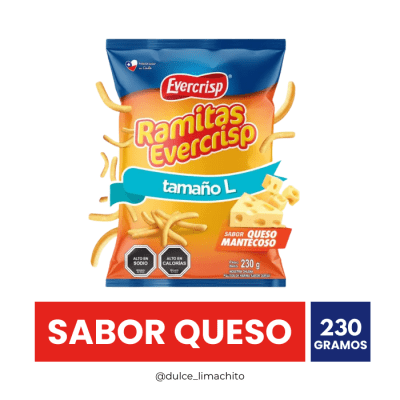 RAMITAS SABOR QUESO EVERCRISP 230 GR1