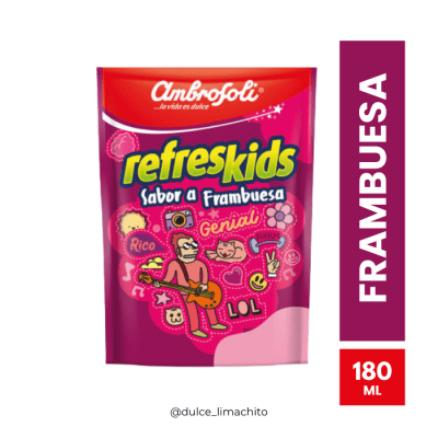 JUGO REFRESKIDS FRAMBUESA 180 ML1