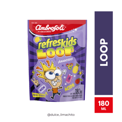 JUGO REFRESKIDS LOOP 180 ML1