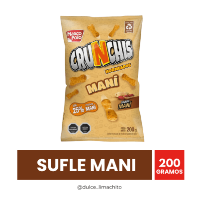 CRUNCHIS SUFLE SABOR MANI MARCO POLO 200 GR1