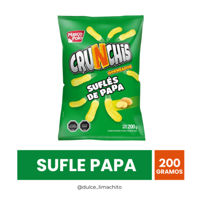 CRUNCHIS SUFLE SABOR PAPA MARCO POLO 200 GR1