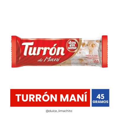 TURRON MANI DOS EN UNO 45 GR1