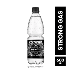 AGUA MINERAL CACHANTUN STRONG GAS 600 ML
