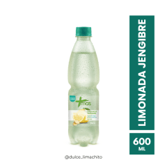 AGUA SABORIZADA MAS LIMONADA JENGIBRE 600 ML