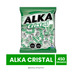 CARAMELO ALKA CRISTAL MENTA 450 GR