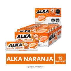 ALKA DUO NARANJA DISPLAY 12 UNIDADES