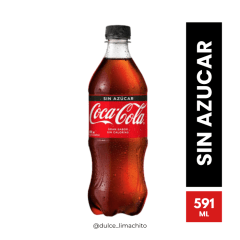 BEBIDA COCA COLA ZERO 591 ML