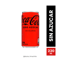 BEBIDA COCA COLA ZERO LATA 220 ML