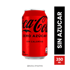 BEBIDA COCA COLA ZERO LATA 350 ML