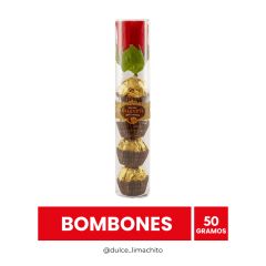 BOMBONES VALENTTE TUBO FLOR 50 GR