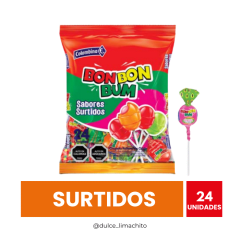BON BON BUM SURTIDOS 24 UNIDADES