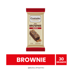 BROWNIE CASTAÑO NUECES 30 GR