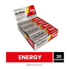 CHICLE BIGTIME ENERGY DISPLAY 20 UNIDADES 220 GR
