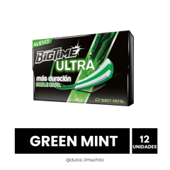 BIGTIME ULTRA GREEN MINT DISPLAY 12 UNIDADES