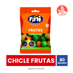 CHICLE FINI FRUTA 80 GR