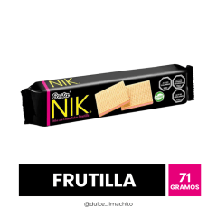 GALLETA NIK SABOR FRUTILLA 71 GR