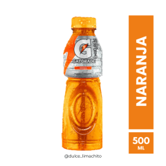 BEBIDA ISOTONICA GATORADE NARANJA 500 ML