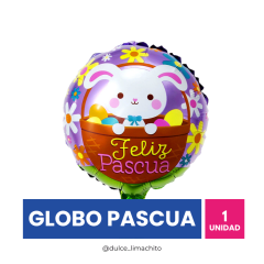 GLOBO PASCUA FLOREADO UNIDAD