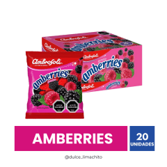 GOMITAS AMBERRIES CAJA 20 UNIDADES 25 GR
