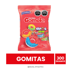 GOMITAS GOMELA AROS ACIDOS 300 GR
