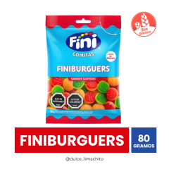 GOMITAS FINI HAMBURGUESAS 80 GR