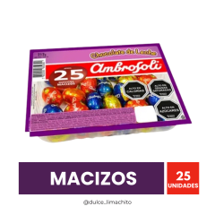 BANDEJA 25 HUEVITOS MACIZOS AMBROSOLI