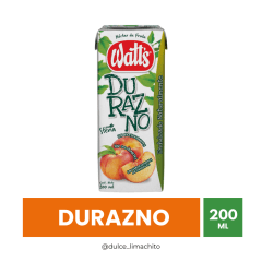 JUGO WATTS DURAZNO 200 ML