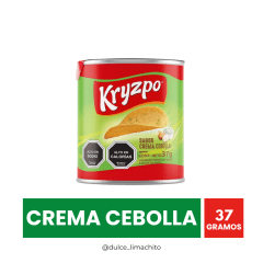 PAPAS FRITAS KRYZPO SABOR CREMA CEBOLLA 37 GR
