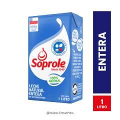 LECHE SOPROLE ENTERA BLANCA 1 L