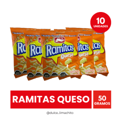 MANGA RAMITA FRUNA QUESO 10 UNIDADES