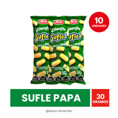 MANGA SUFLE CHANFLE PAPA 10 UNIDADES