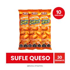 MANGA SUFLE CHANFLE QUESO 10 UNIDADES