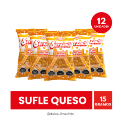 MANGA SUFLE SERRANITO SABOR QUESO 12 UNIDADES