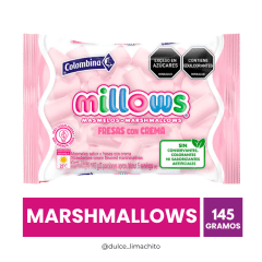 MILLOWS FRESAS CON CREMA 50 UNIDADES