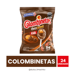 COLOMBINETAS CHOCOCARAMEL 24 UNIDADES