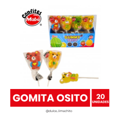 GOMITA OSITO CAJA 20 UNIDADES