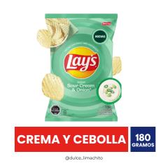 PAPAS FRITAS LAYS CREMA Y CEBOLLA