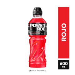 BEBIDA ISOTONICA POWERADE ROJO 600 ML