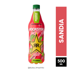BEBIDA ENERGÉTICA ROCKSTAR SANDIA PUNCH 500 ML