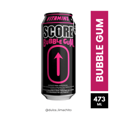 BEBIDA ENERGETICA SCORE BUBBLE GUM 473 ML
