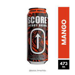 BEBIDA ENERGETICA SCORE MANGO 473 ML