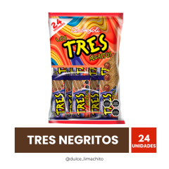 TRES NEGRITOS BOLSA 24 UNIDADES 24 GR